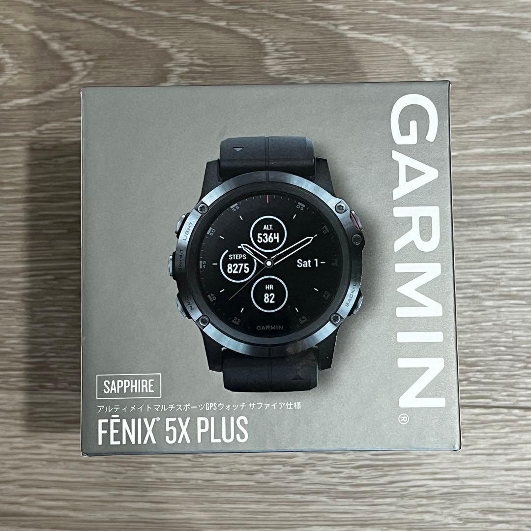 【バンド新品】GARMIN FENIX 5X PLUS サファイア