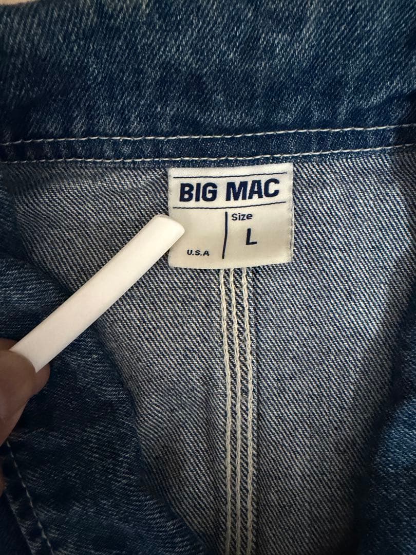 BIG MAC デニムカバーオール Lサイズ