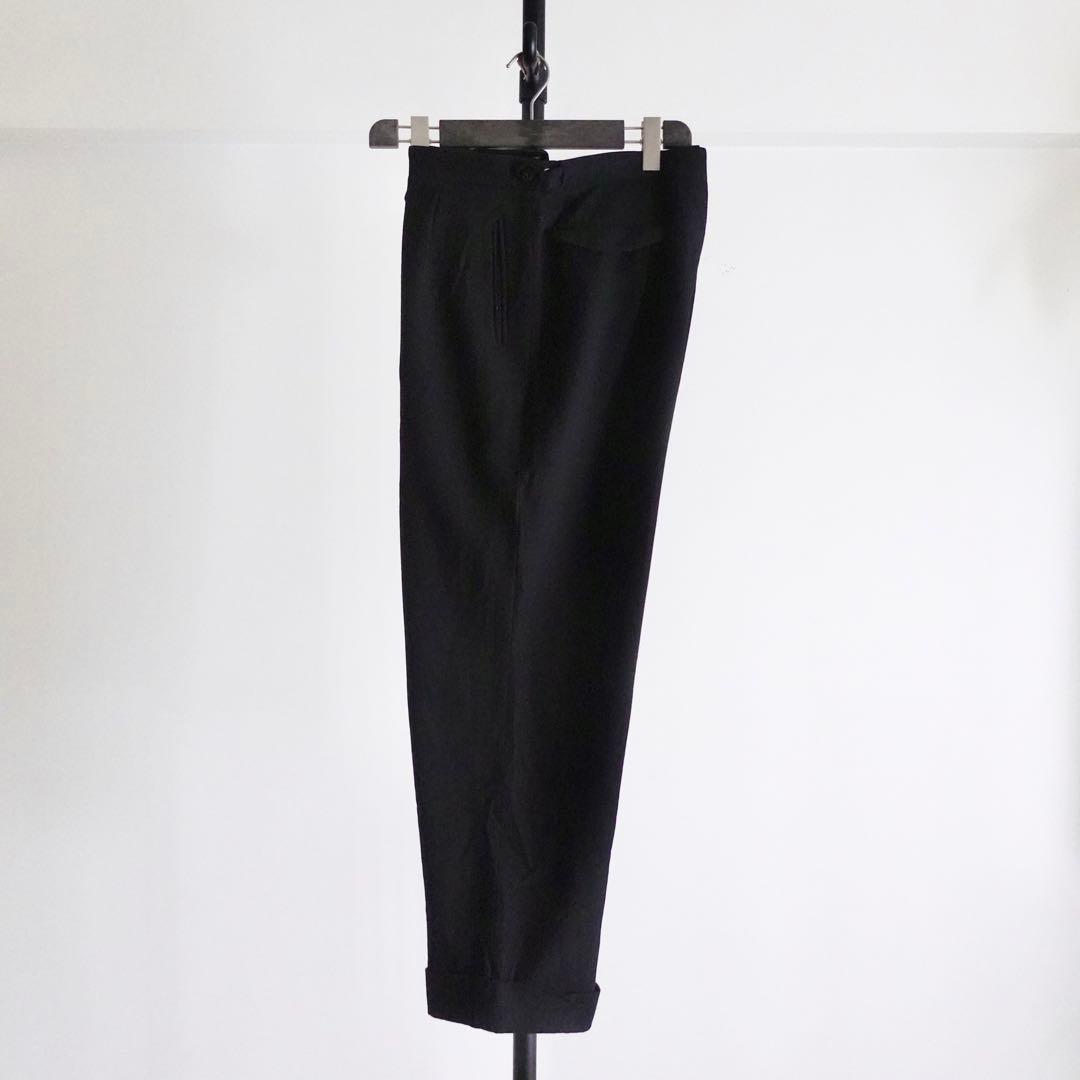 パンツ 1950s60s Euro Vintage Black WideTrousers