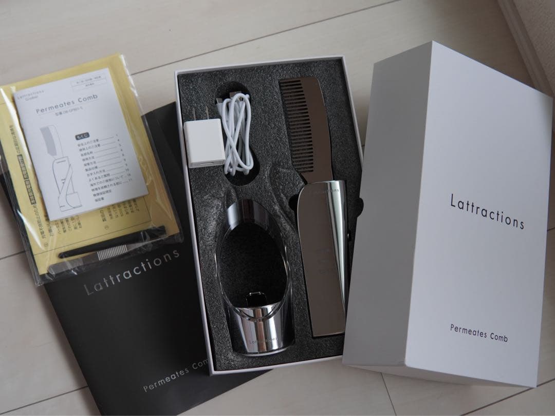 【超美品】lattractions 美容コーム☆トリートメント/リフトアップ★