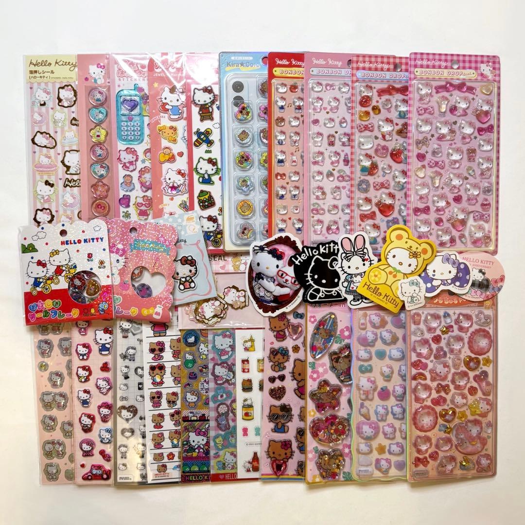 【新品】 ハローキティ シール 正規品 ボンボンドロップ まとめ売り