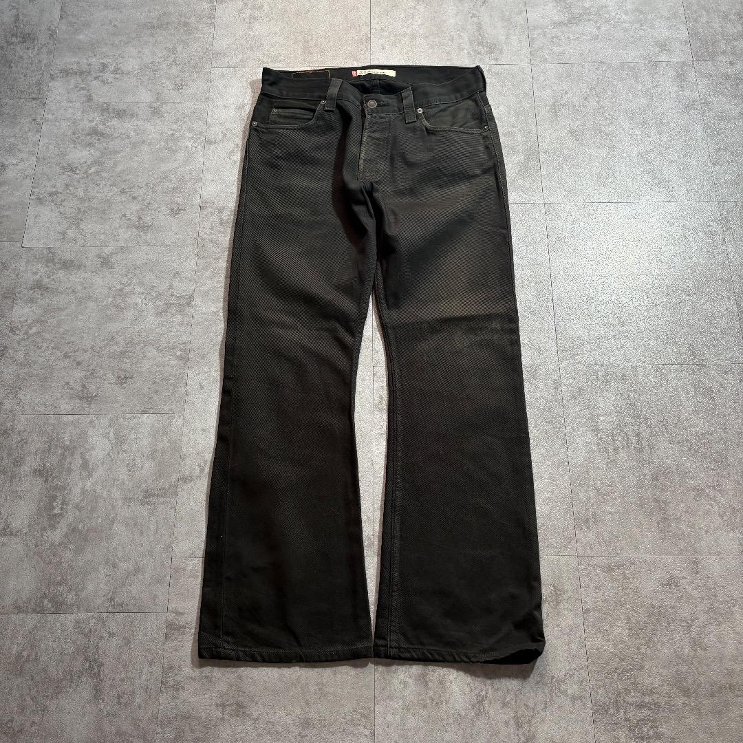 【W32 L30】00s europe levi's black 512