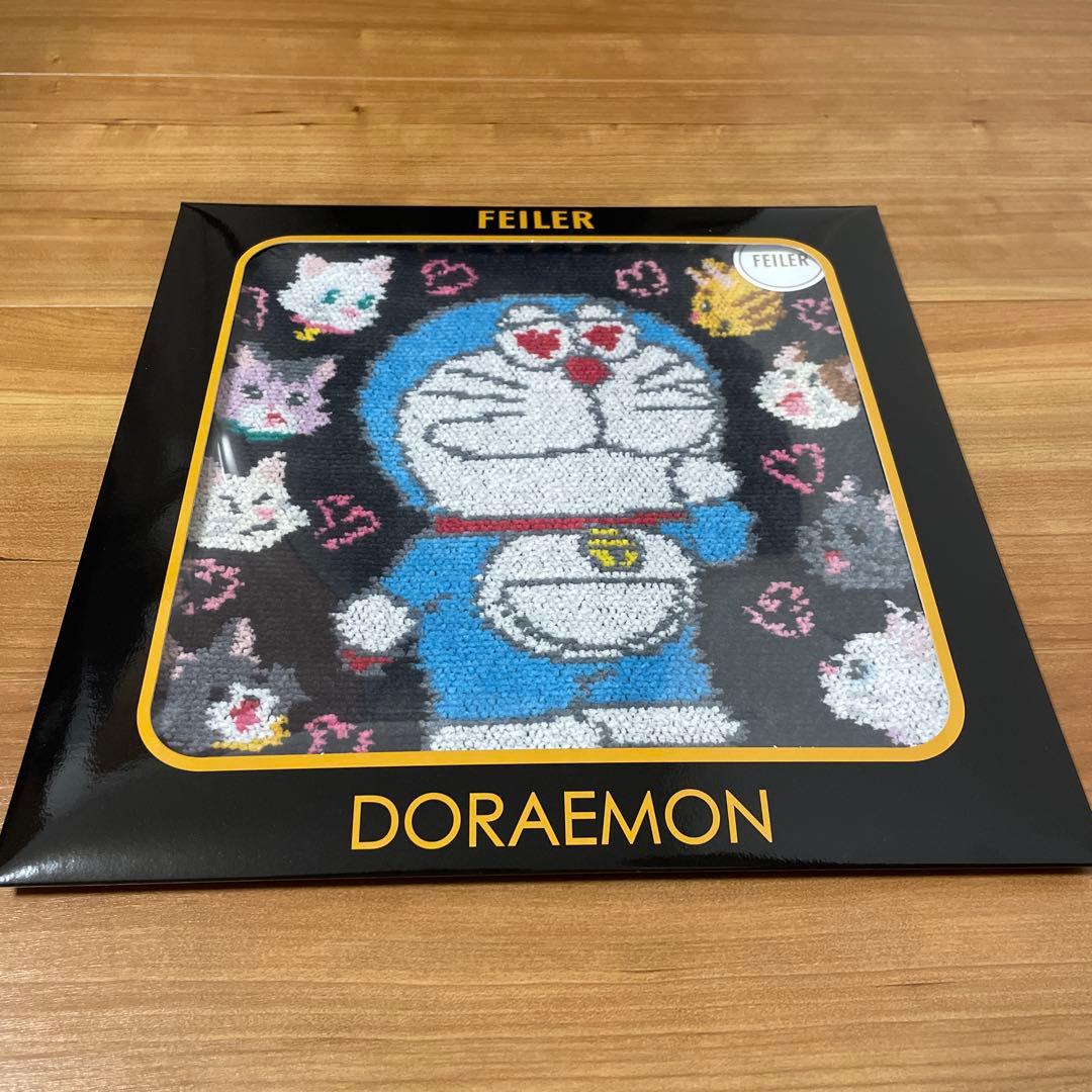 フェイラー　ドラえもん　ミモザ　ラブリーキャッツ　ハンカチ　２枚セット
