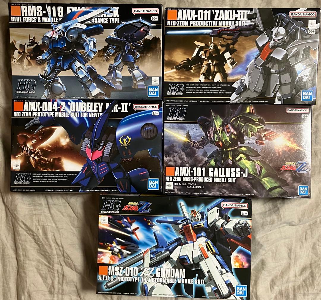 ガンプラ HG ダブルゼータ関連 5種セット 未組立