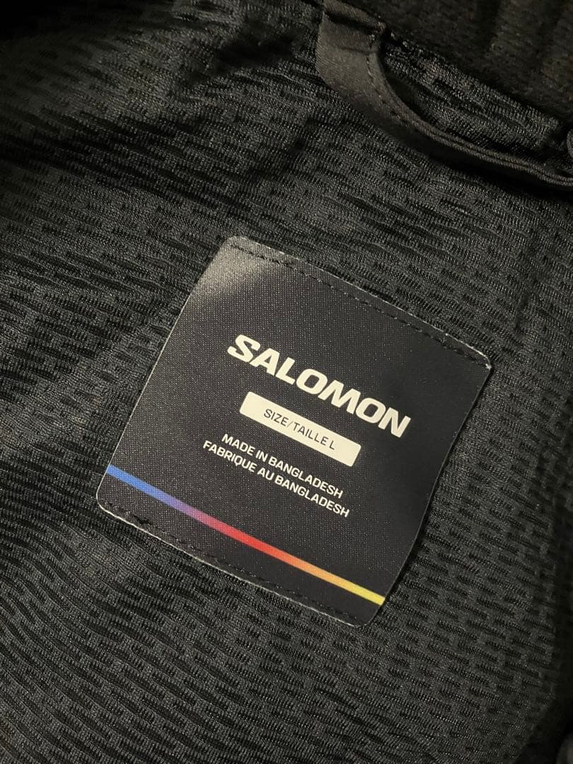 サロモン スキー ジャケット ハイランドSALOMON ブラック　黒　Lサイズ