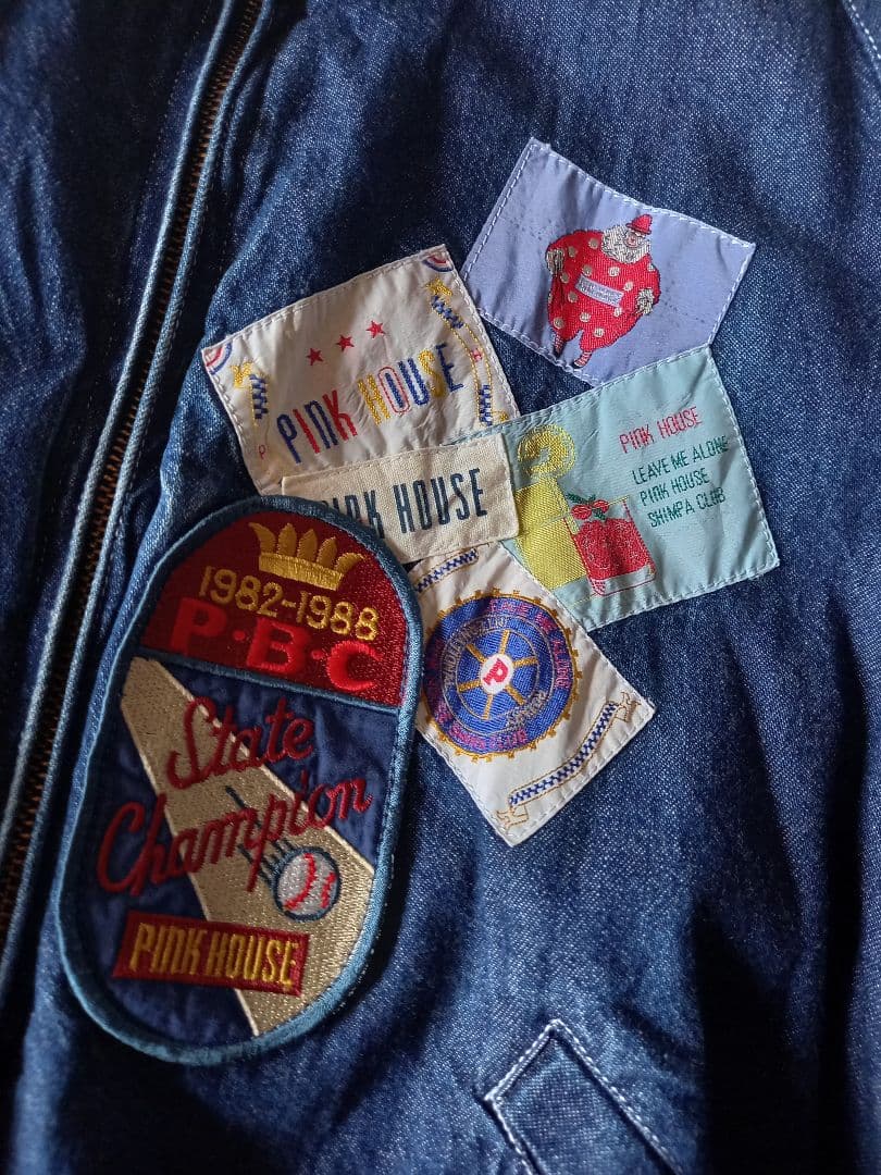 オールドピンクハウス　リバーシブルジャケットデニム