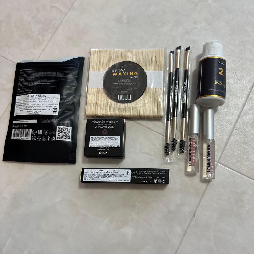 BrowXenna アイブロウワックスセット HBL ハリウッドブロウリフト