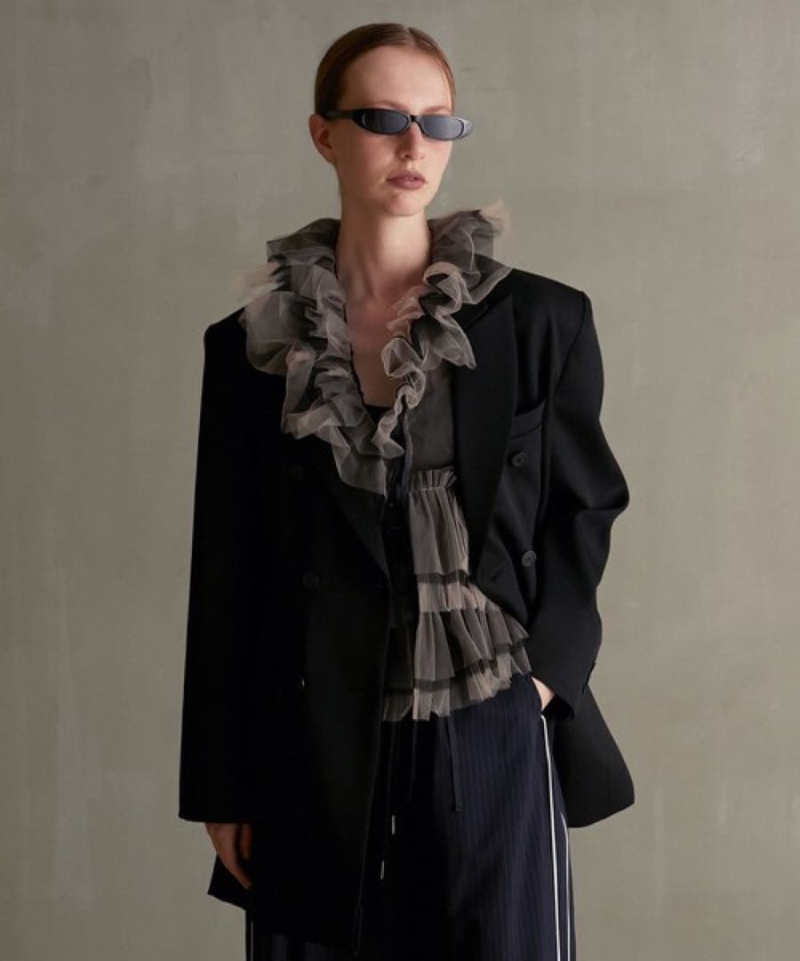 [完売]prankproject レイヤードフリルチュールベスト