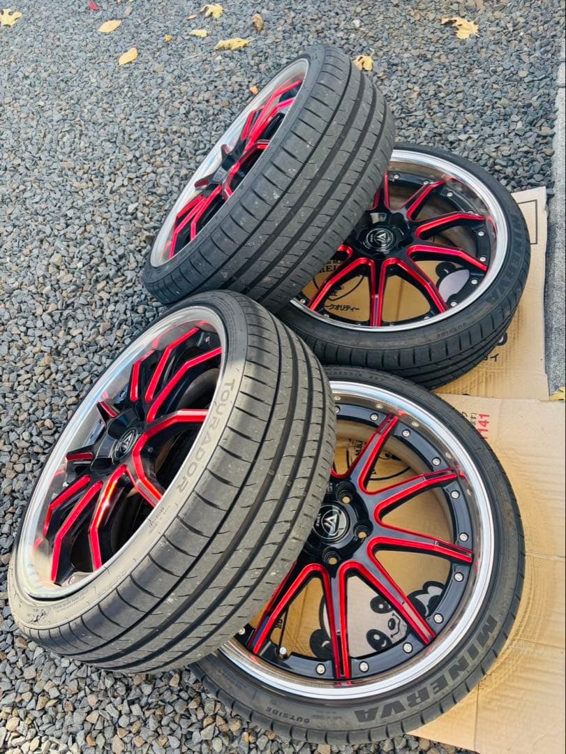 おく KUHL VERZ-WHEELS 19インチ タイヤ付き