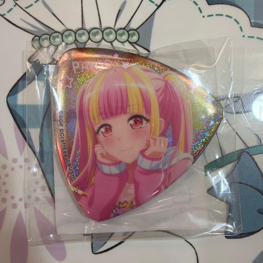 バンドリ パレオ たまみくじ ピック型ホロ缶バッジ