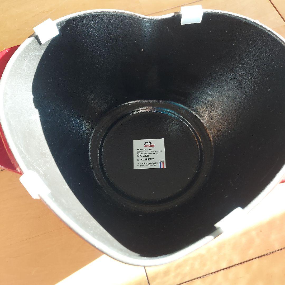 【未使用品】STAUB ハート型　ハートココット