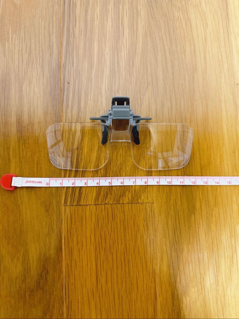 ◎クリップオン2X眼鏡拡大鏡、ハンズフリークリップ&フリップアップ虫眼鏡 ルーペ