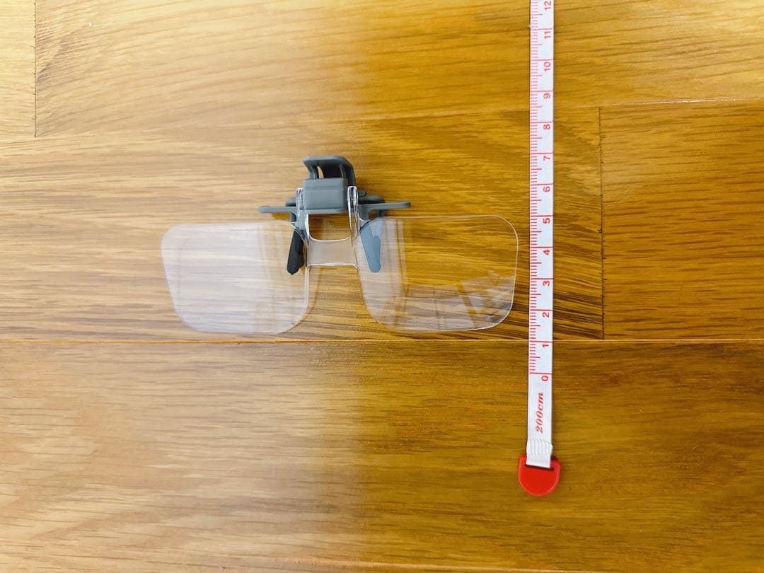 ◎クリップオン2X眼鏡拡大鏡、ハンズフリークリップ&フリップアップ虫眼鏡 ルーペ