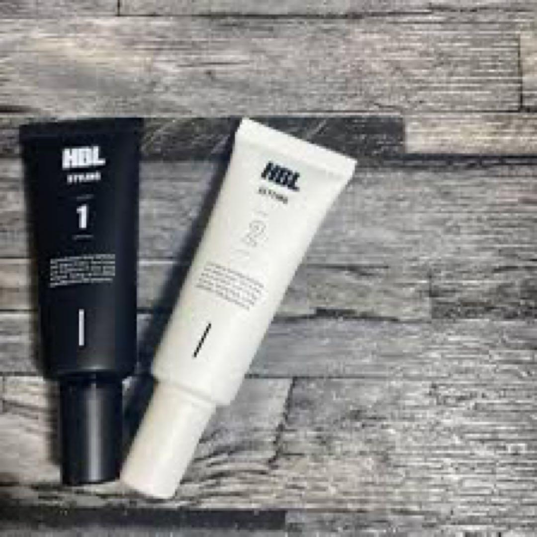 HBLスタイリング剤 1&2 専用ブラシ・ボンディングジェル各1本セット即日配送