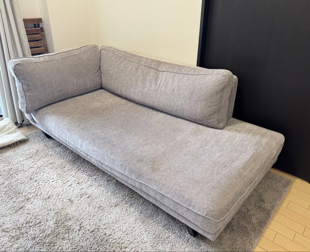 【希少】マスターウォール クラウドソファ 片肘 幅185cm ヘタリあり