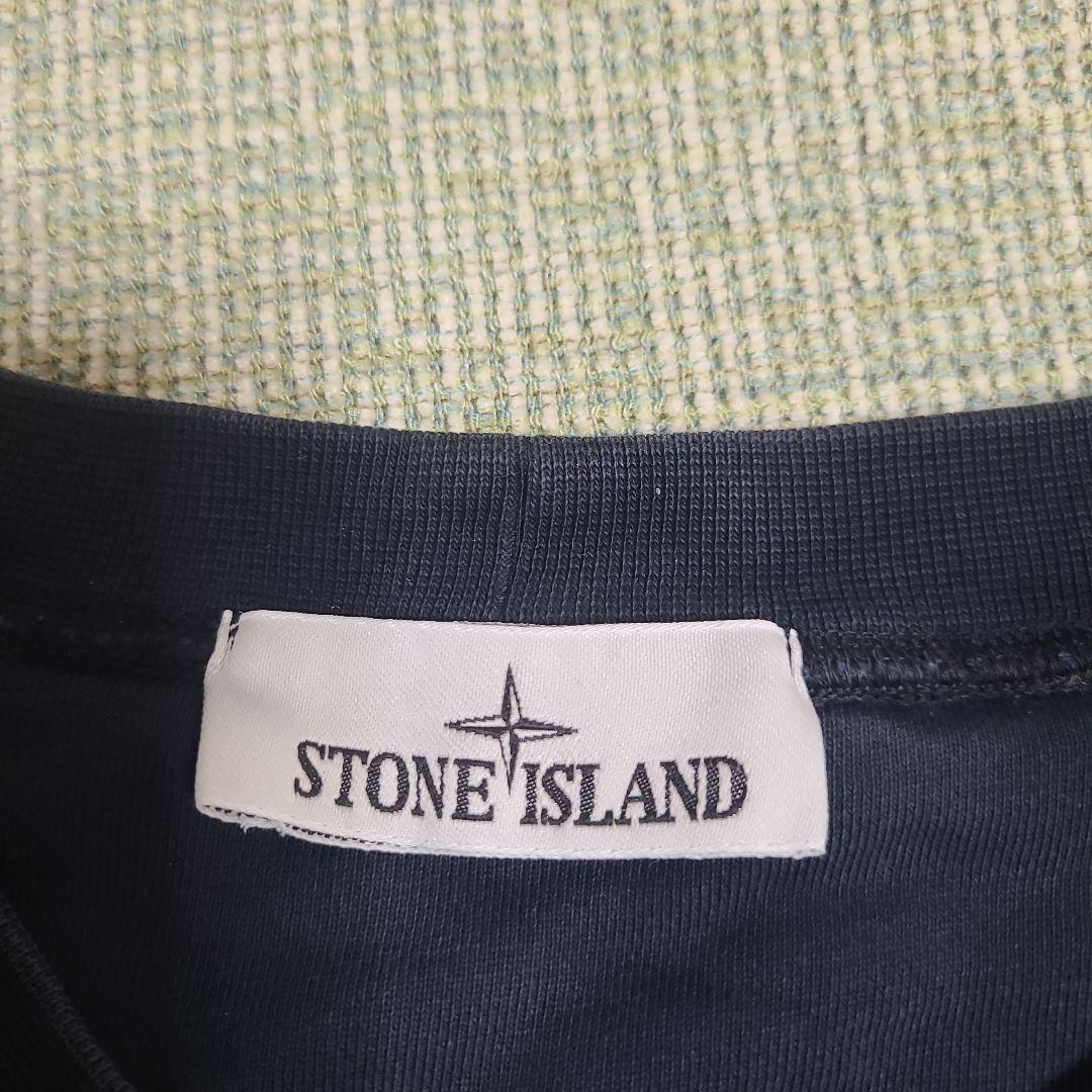 stone ストーンアイランド 濃紺 スウェット 厚手 L ネイビー