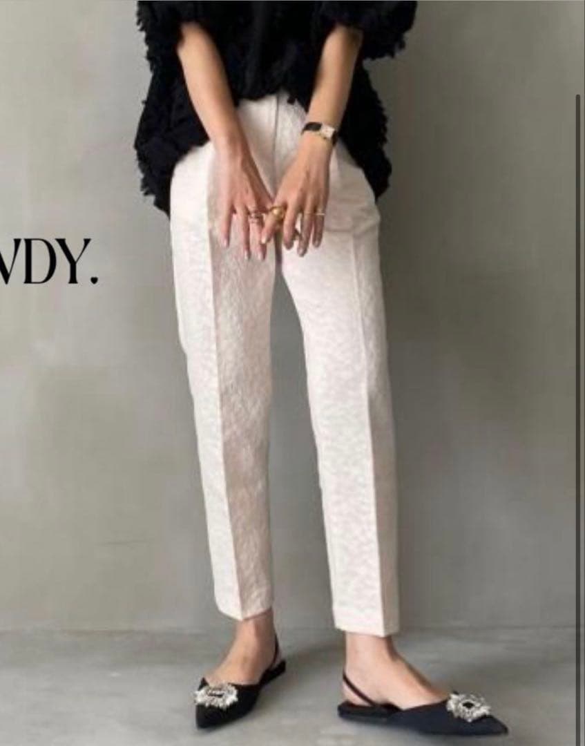 オケージョン！HOWDY. ジャガードブラウス&パンツ