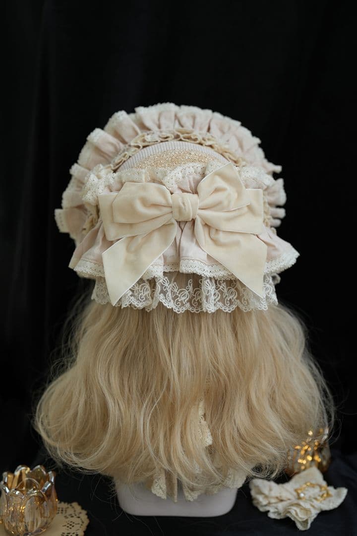 星箱works 西洋人形魔法　ボンネット　ベージュ