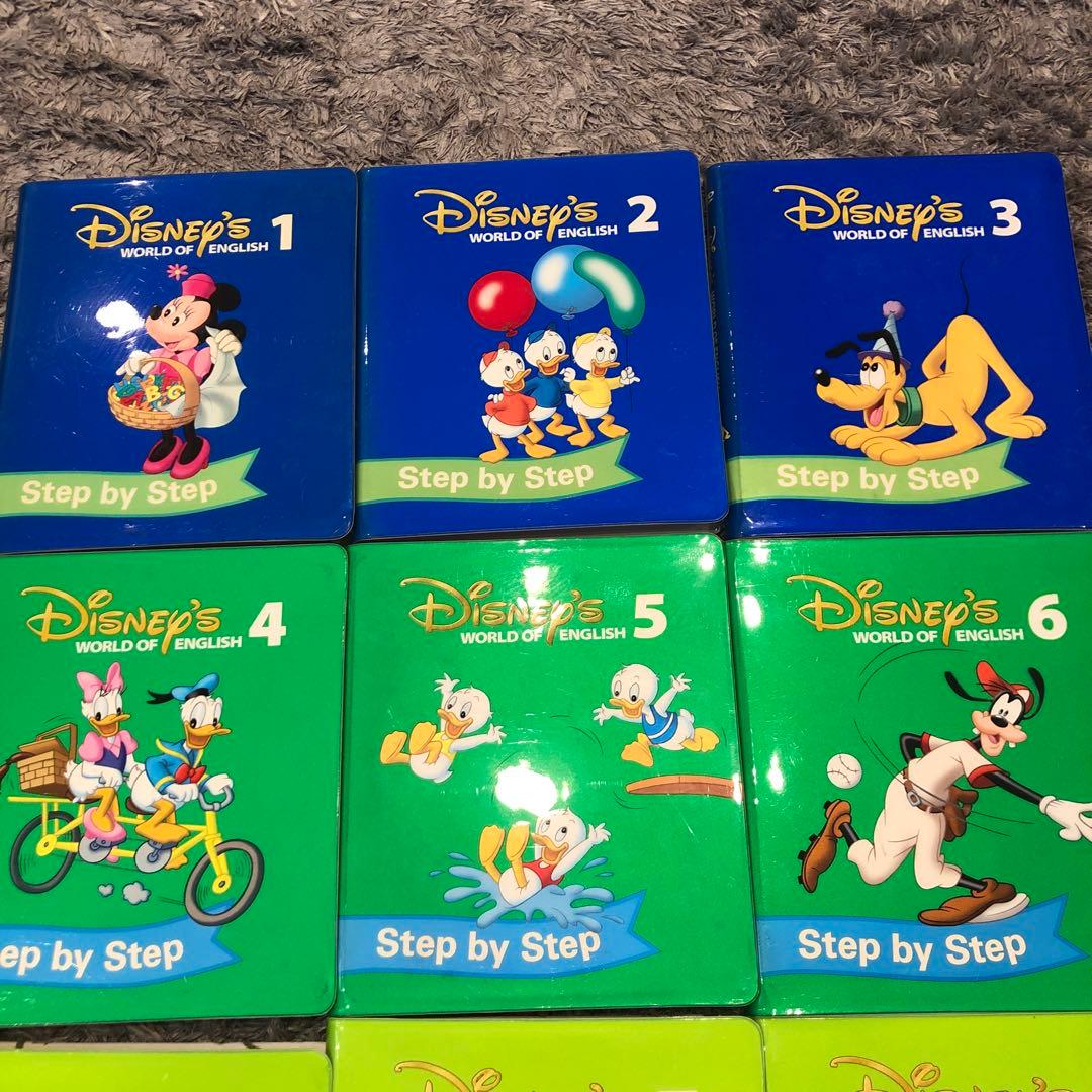 美品　ディズニー　ワールドファミリー　DVD step by step DWE