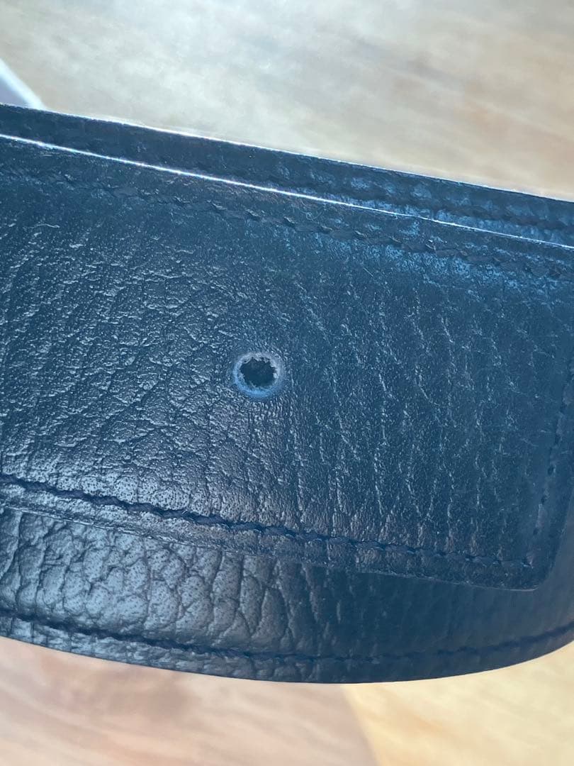 HERMES レザーベルト ゴールドバックル コンスタンスベルト エルメス 65