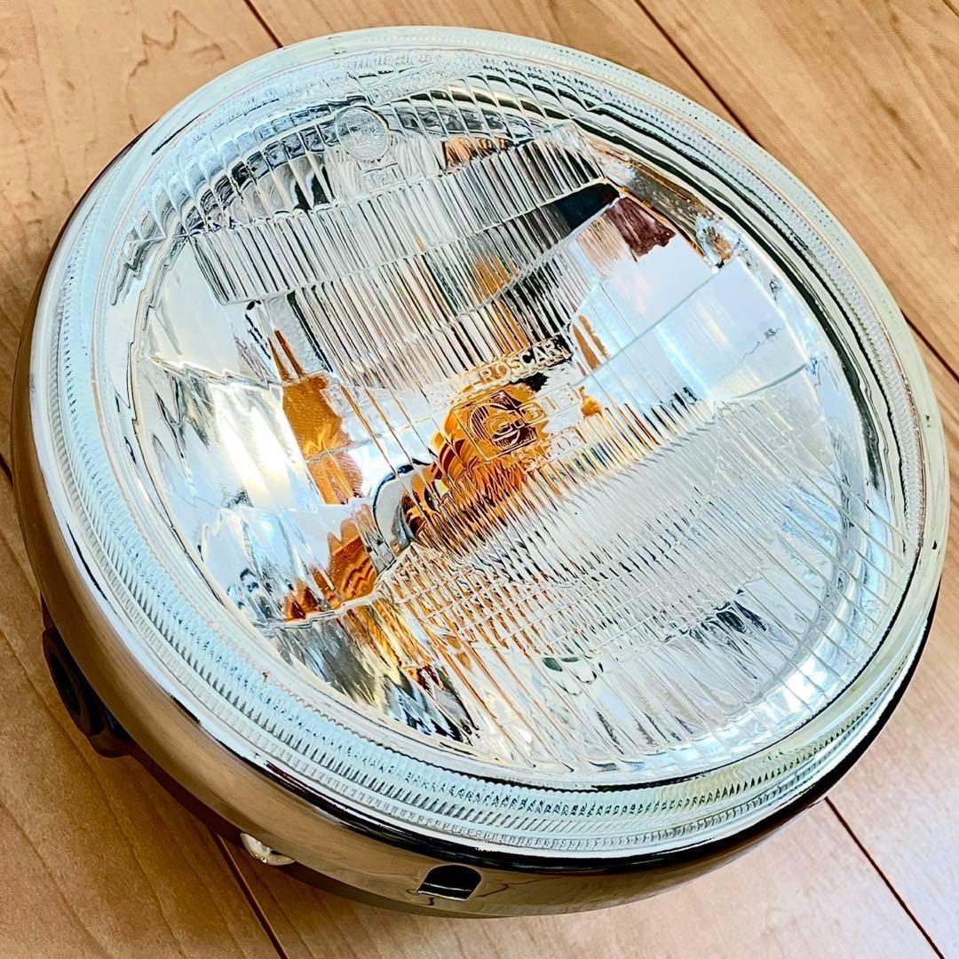 当時物 シビエ 凹み ヘッドライト 美品 CIBIE マーシャル