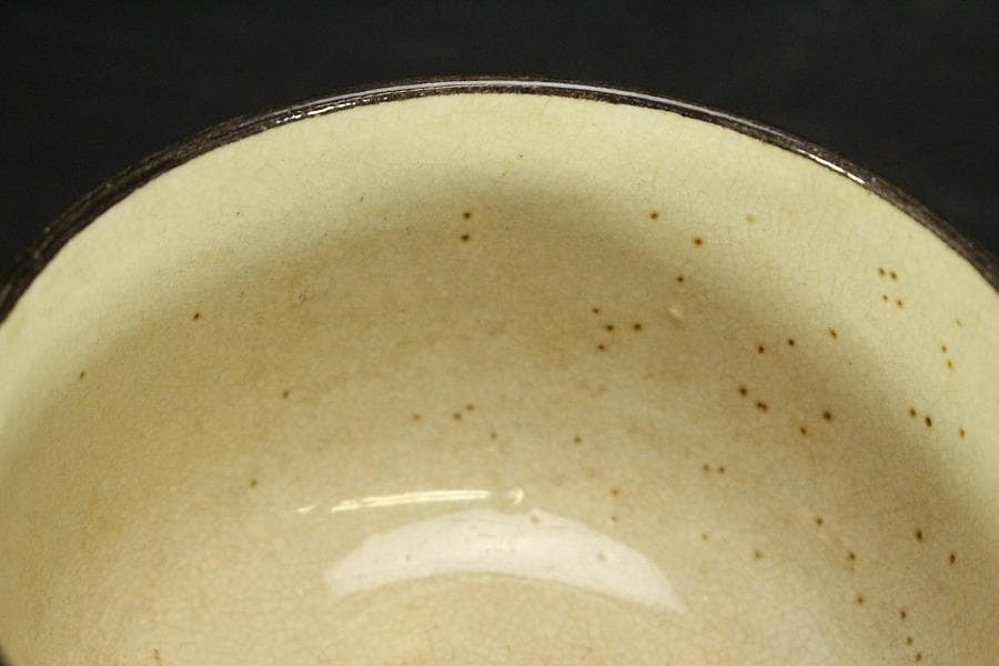 茶道具 京焼 雲錦茶碗 小碗 時代物(LC727)