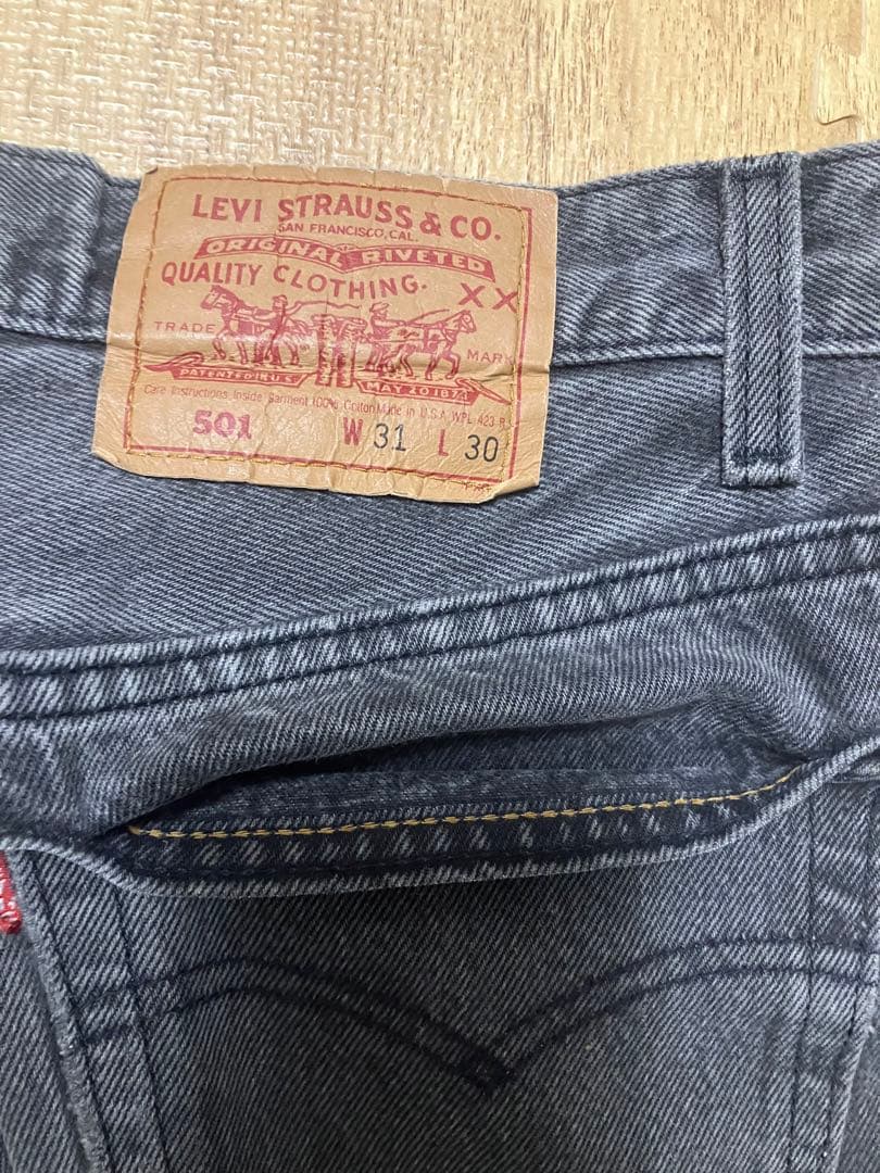 リーバイス USA製 Levi s 501 ブラック　 デニム　アメリカ　90s