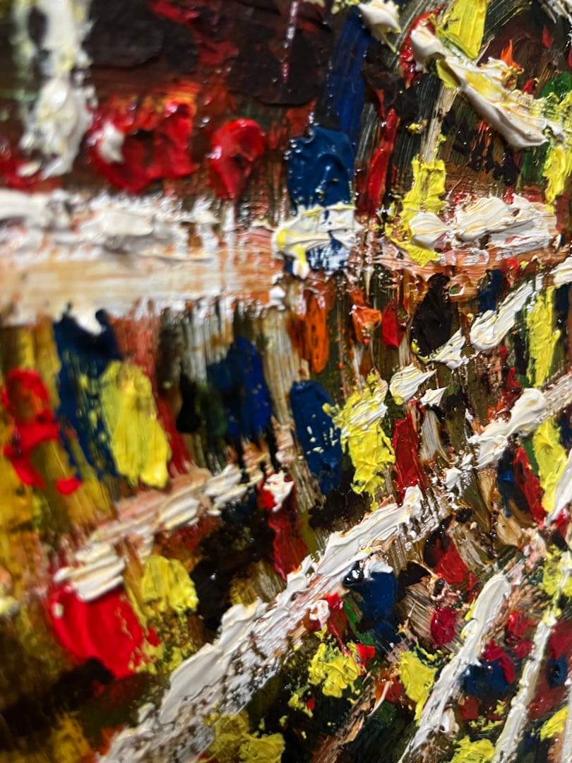 抽象画 油絵 インテリア 絵画 額縁 ゴージャス