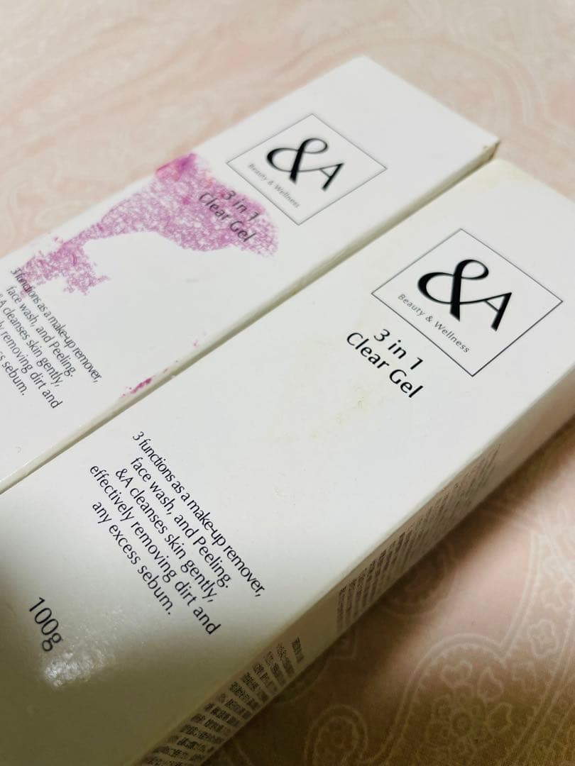 新品未使用 難あり 箱汚れ アンドエー　＆A 3in1 クリアジェル 3本セット