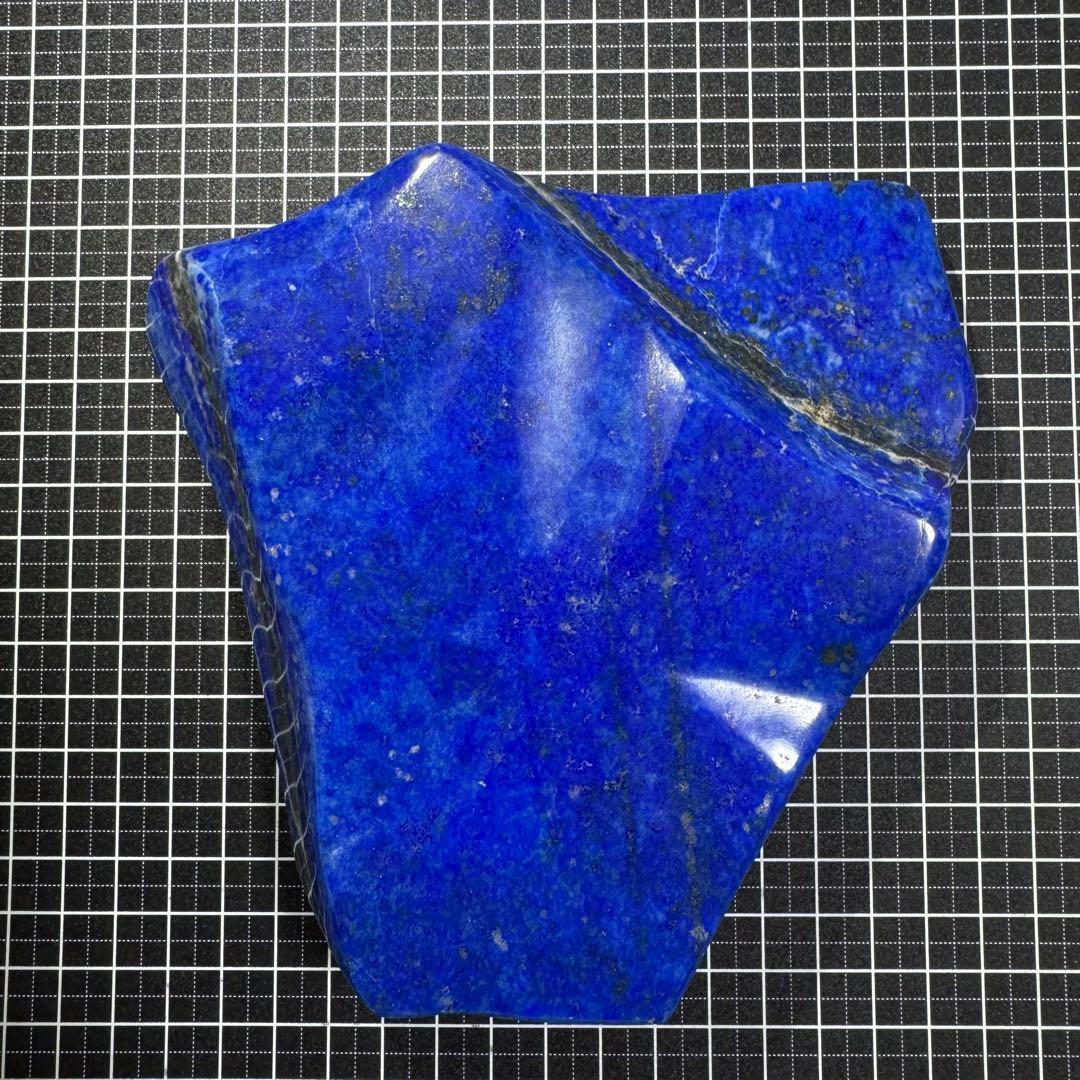 ☆ラピスラズリ☆高品質☆厄除☆約1170g☆アフガニスタン産☆天然無着色☆磨き石
