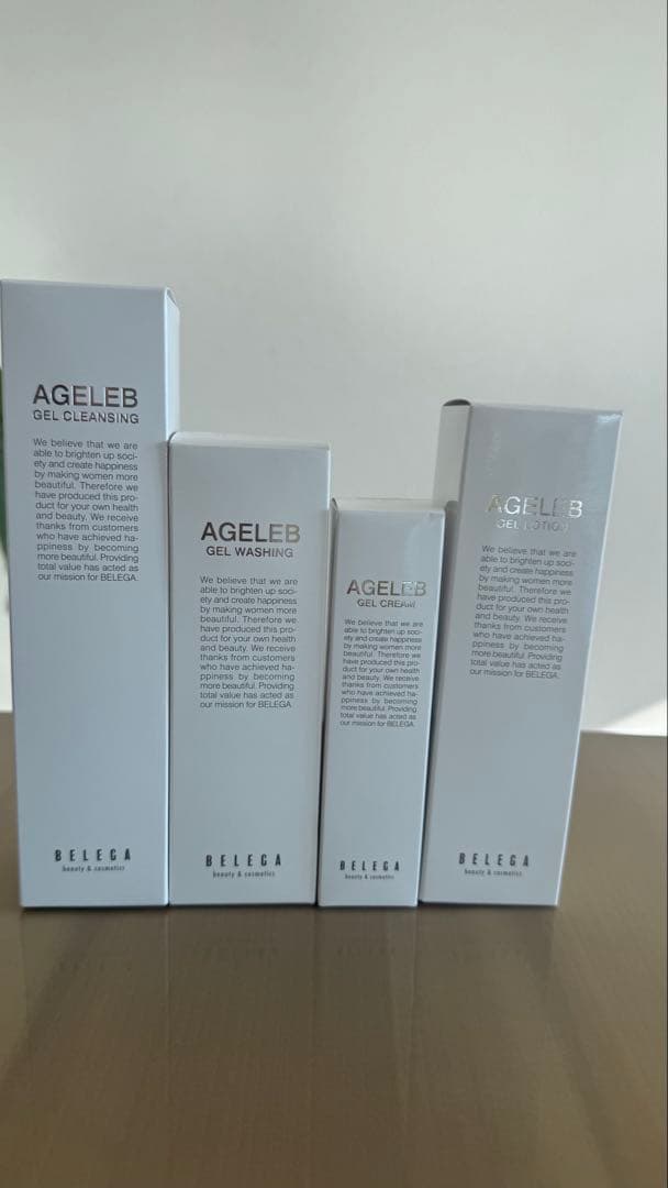 【新品】ベレガ　BELEGA 化粧水　クレンジング　洗顔料　クリーム