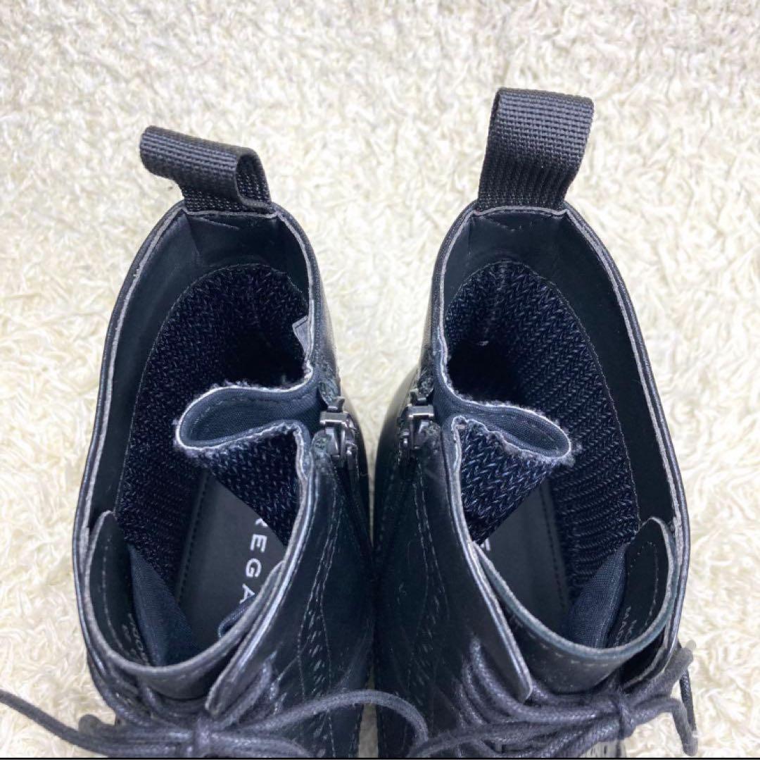 『未使用級』リーガル レースアップブーツ サイドジップ 23 ゴアテックス