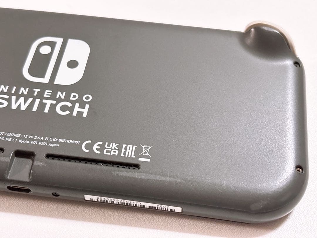 Switch lite グレー　中古品