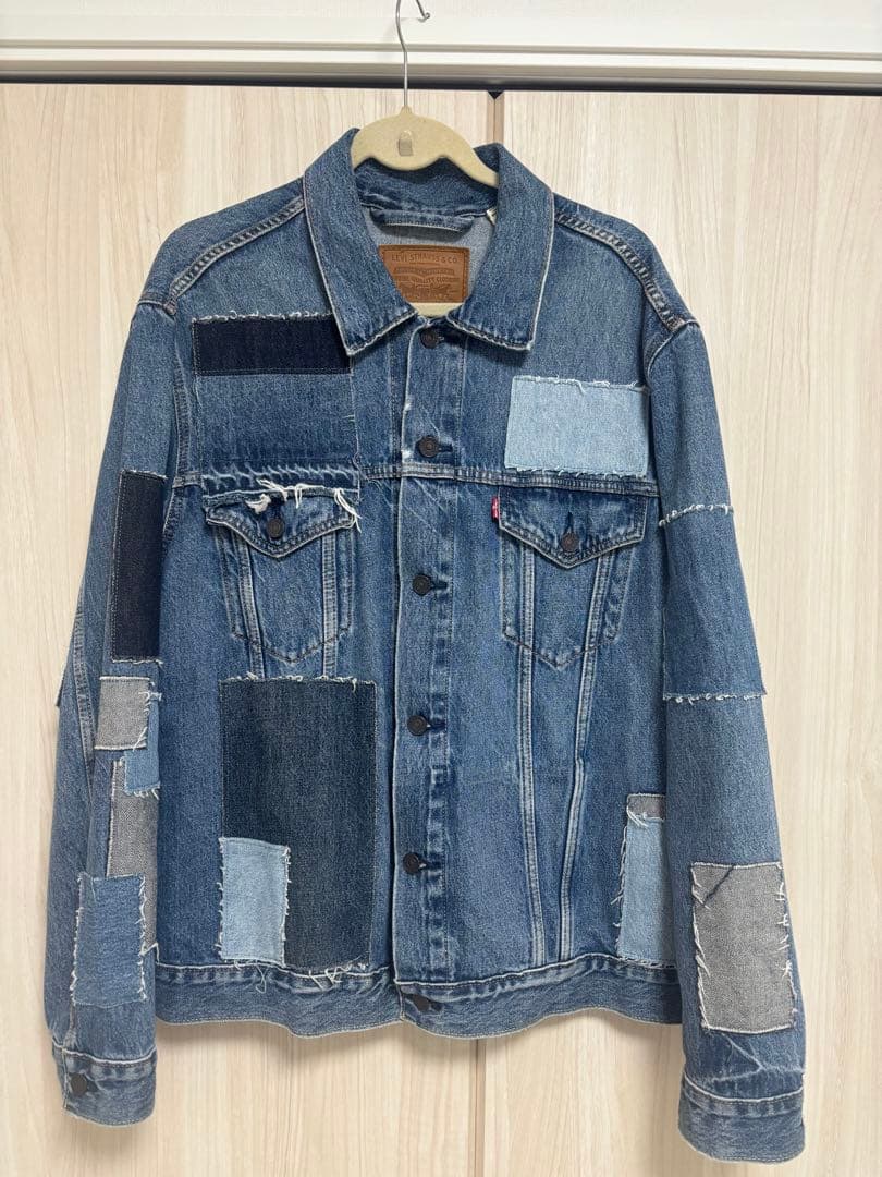 Levi’s Premium デニムジャケット XL パッチワーク