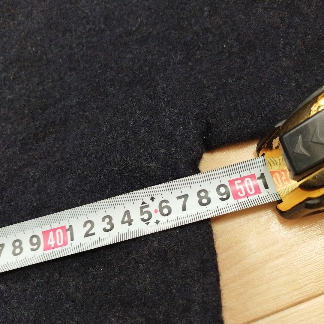 【115】45R　フロート縮絨　フリル ウール　ニット セーター お花　長袖