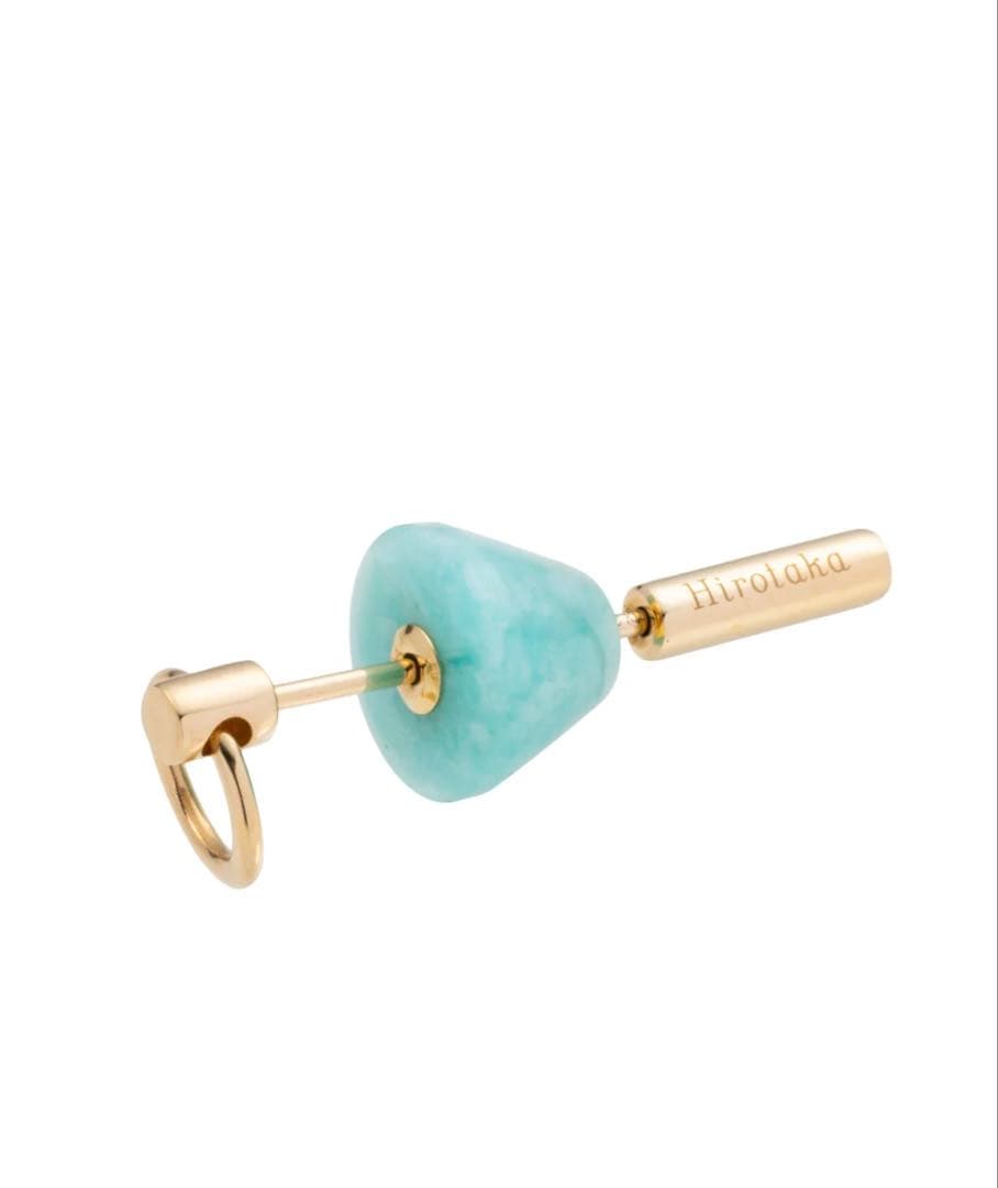 Hirotaka ドアノッカーピアス⭐︎アマゾナイト