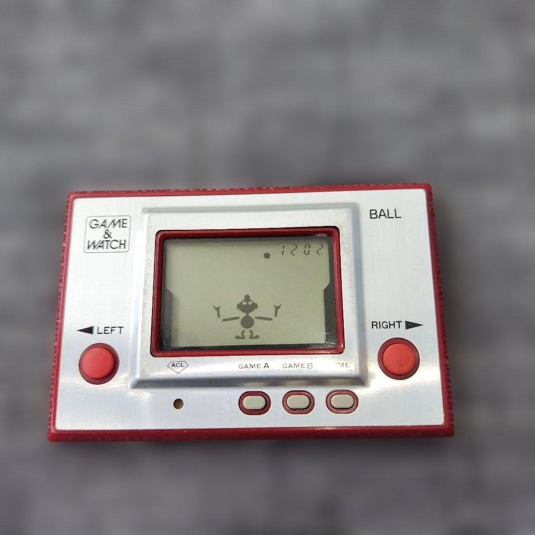 ゲームウォッチ ボール　箱、説明書付き