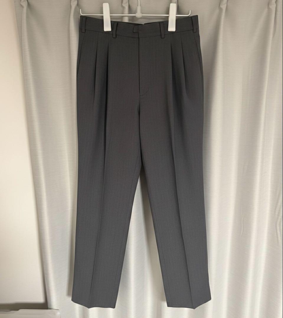 パンツ dunhil made in Italy wool wide trousers
