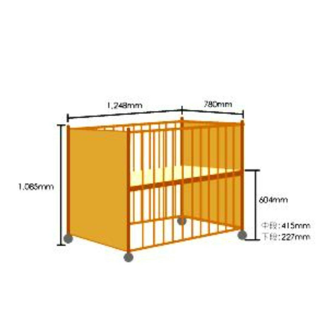 【美品】ベビーベッド　サワベビー　送料込　澤田工業　Y型ドルミール