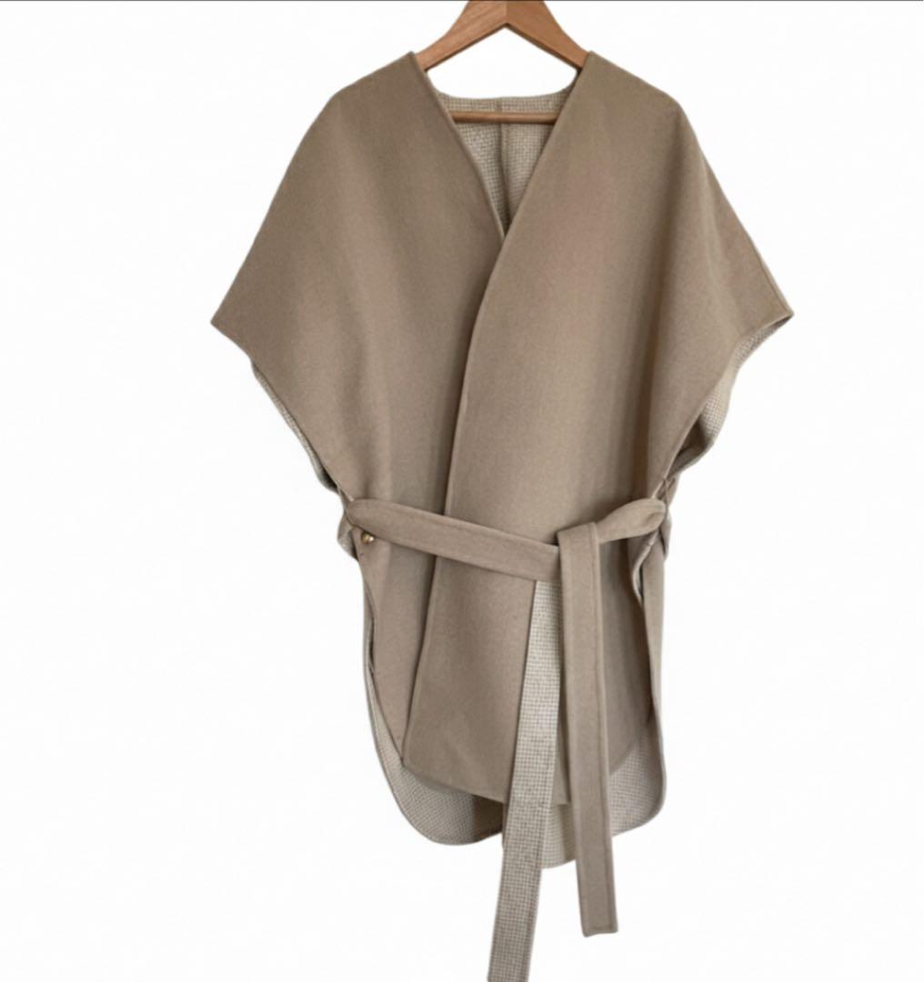 ♡美品♡　ドゥロワー　ハウンドトゥースリバージレ　23AW　定価15万