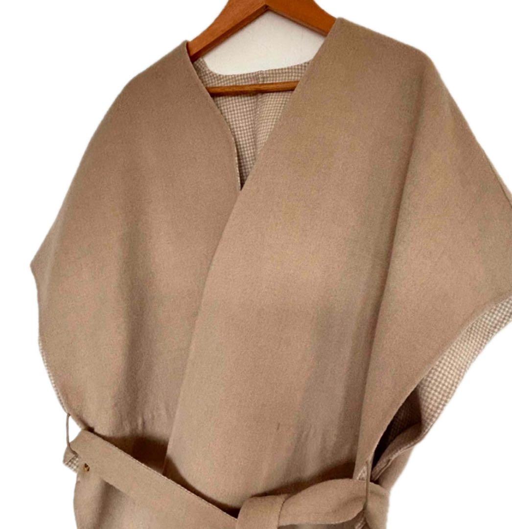 ♡美品♡　ドゥロワー　ハウンドトゥースリバージレ　23AW　定価15万