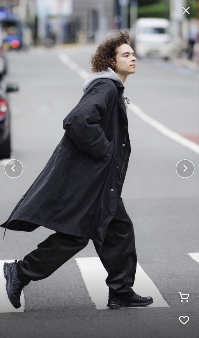 Freeks ビッグシルエット モッズコート/3WAY