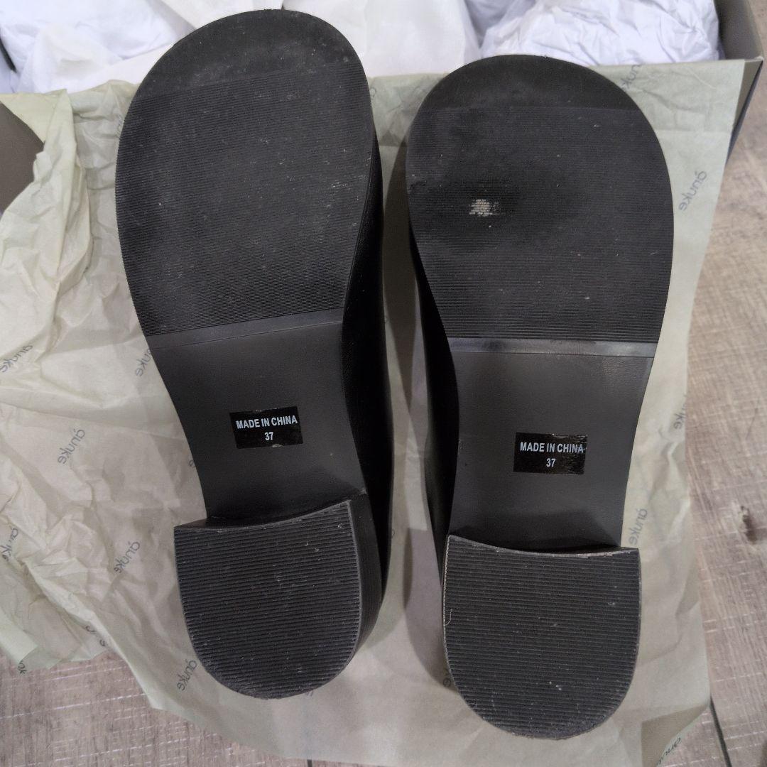 アンヌーク　anuke黒 サボサンダル サイズ37
