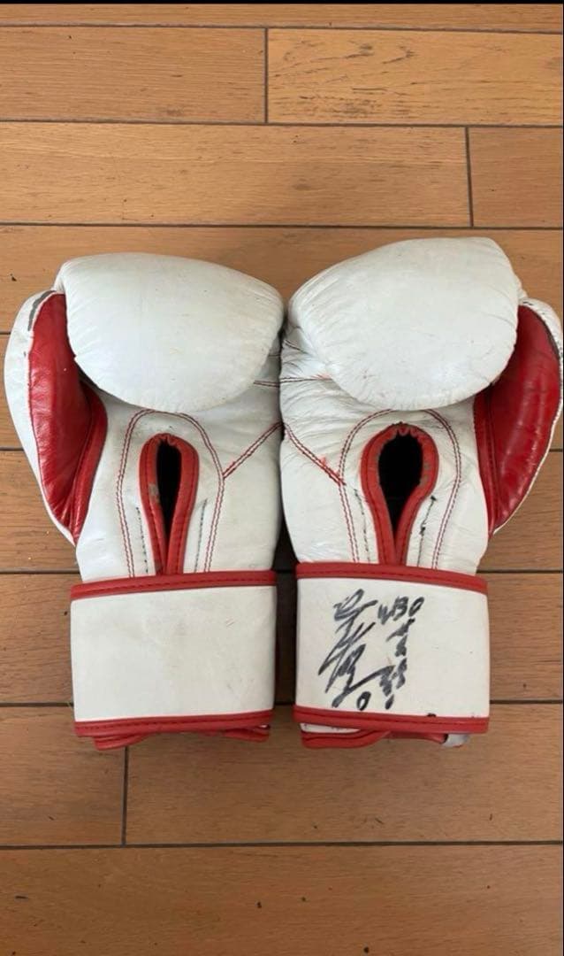 ボクシング元世界チャンピオン比嘉大吾　直筆サイン入り❣️8オンスグローブ