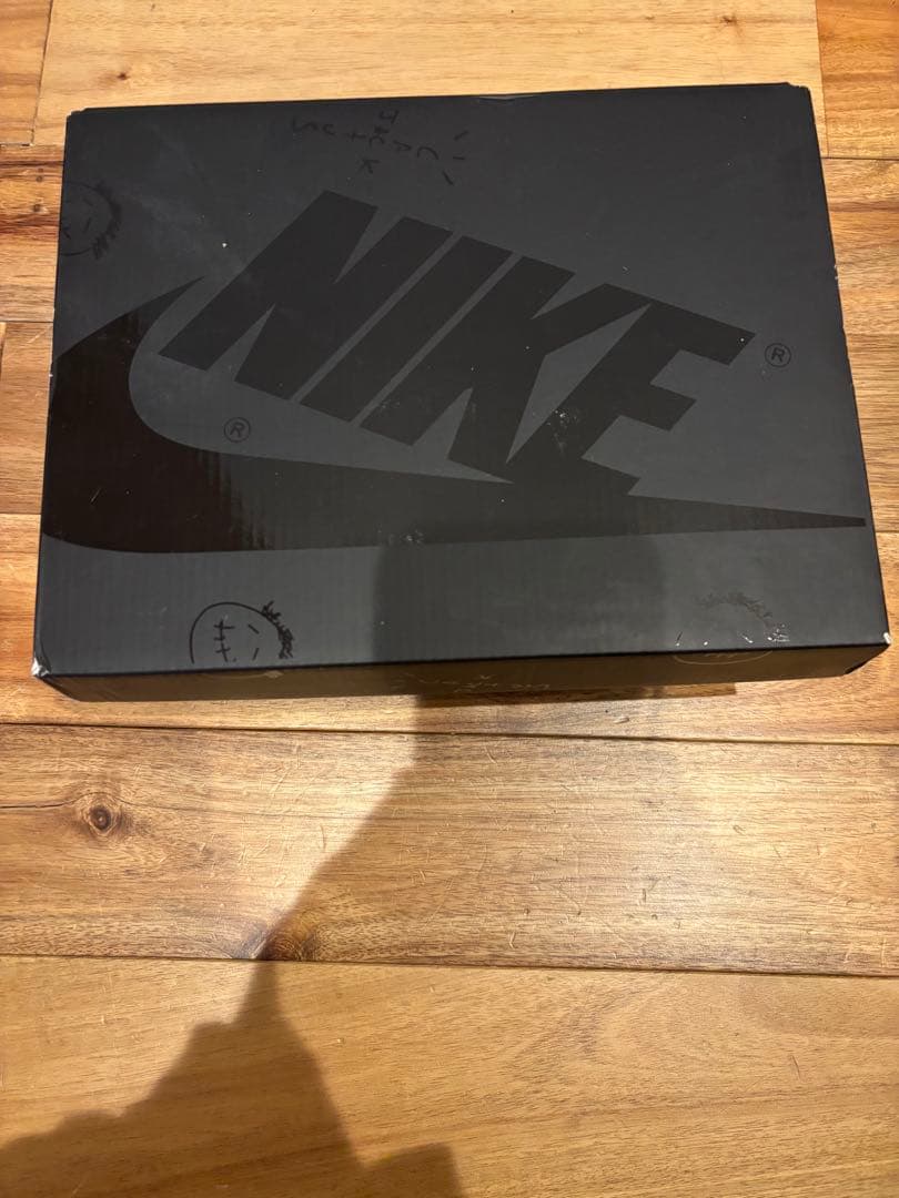 NIKEエアジョーダン1トラヴィススコットファントムブラック21cm