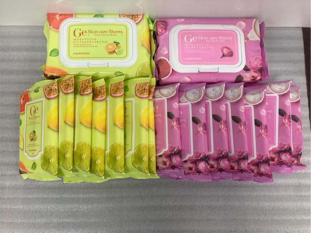 Ｆ-019-11チャームゾーン Geスキンケアシート フレッシュシトラスプラス