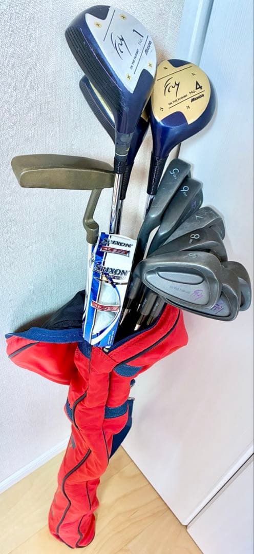 早い者勝ち　レフティ　左利き　ミズノ　レディースゴルフクラブセット フレックスL