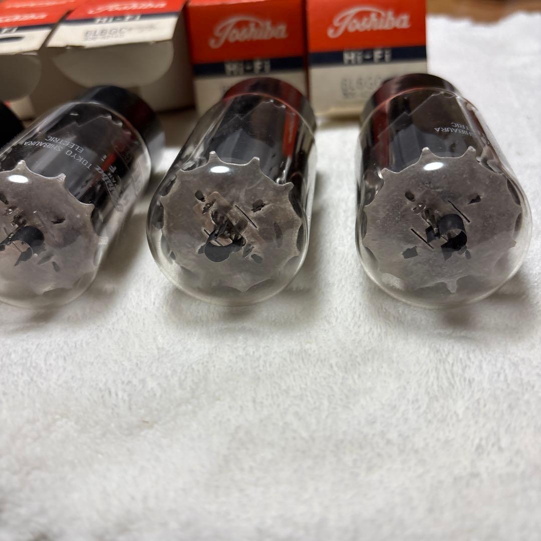 東芝 6L6GC 真空管 4本セット