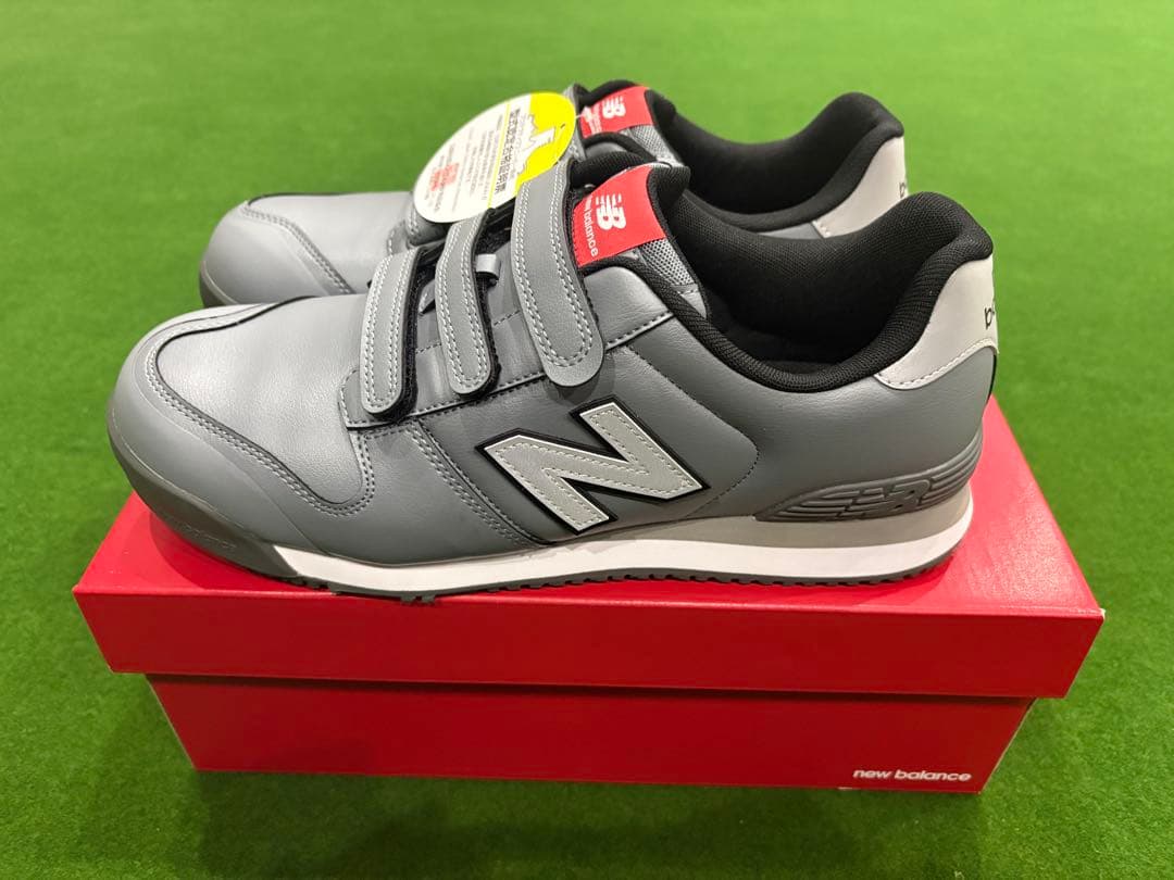 New Balance NY-828 グレー 安全靴 ベルクロ 28.0 未使用