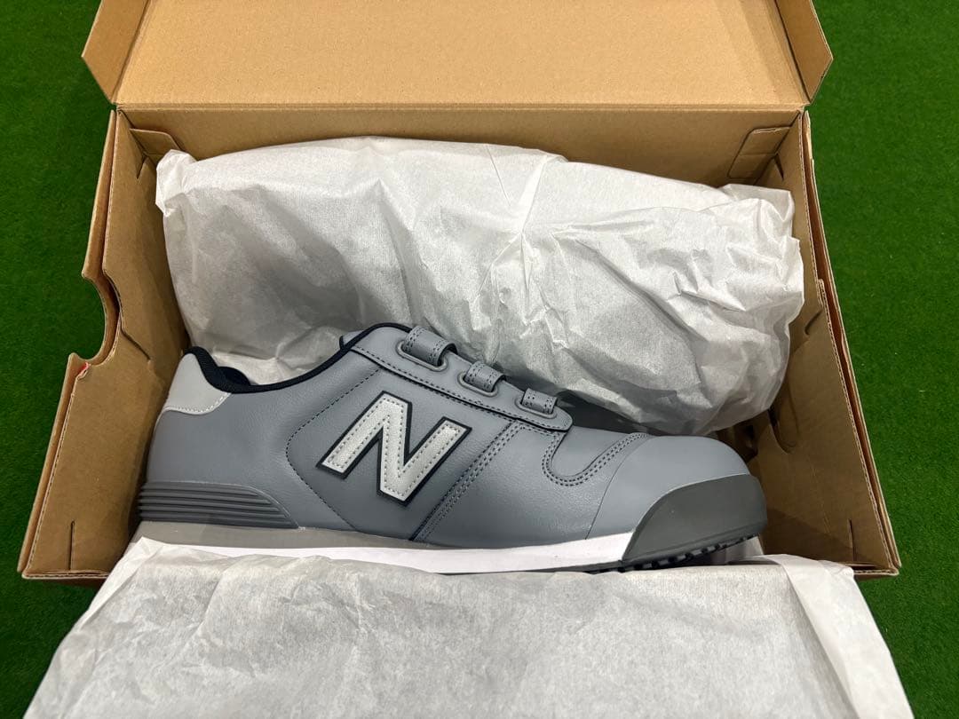 New Balance NY-828 グレー 安全靴 ベルクロ 28.0 未使用